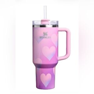 Stanley Pink and Purple Heart Tumbler